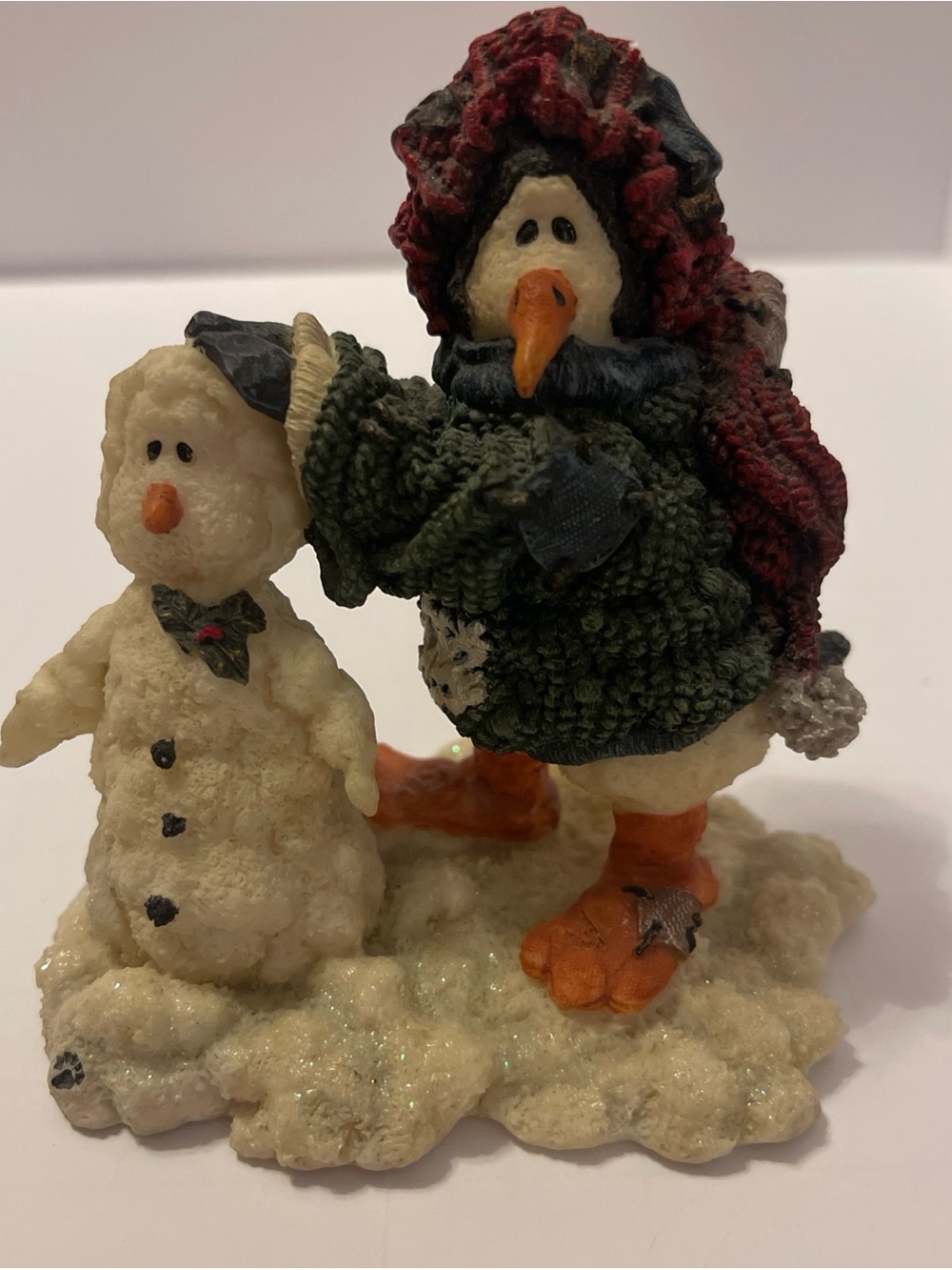 Boyds Bears Wee Folkstone The Masterpiece #36801 Snowman EUC